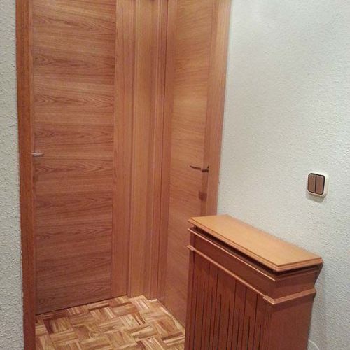 puerta parquet y cubrerradiador